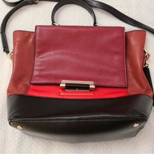 Diane Von Furstenberg 4 Tone Leather Crossbody